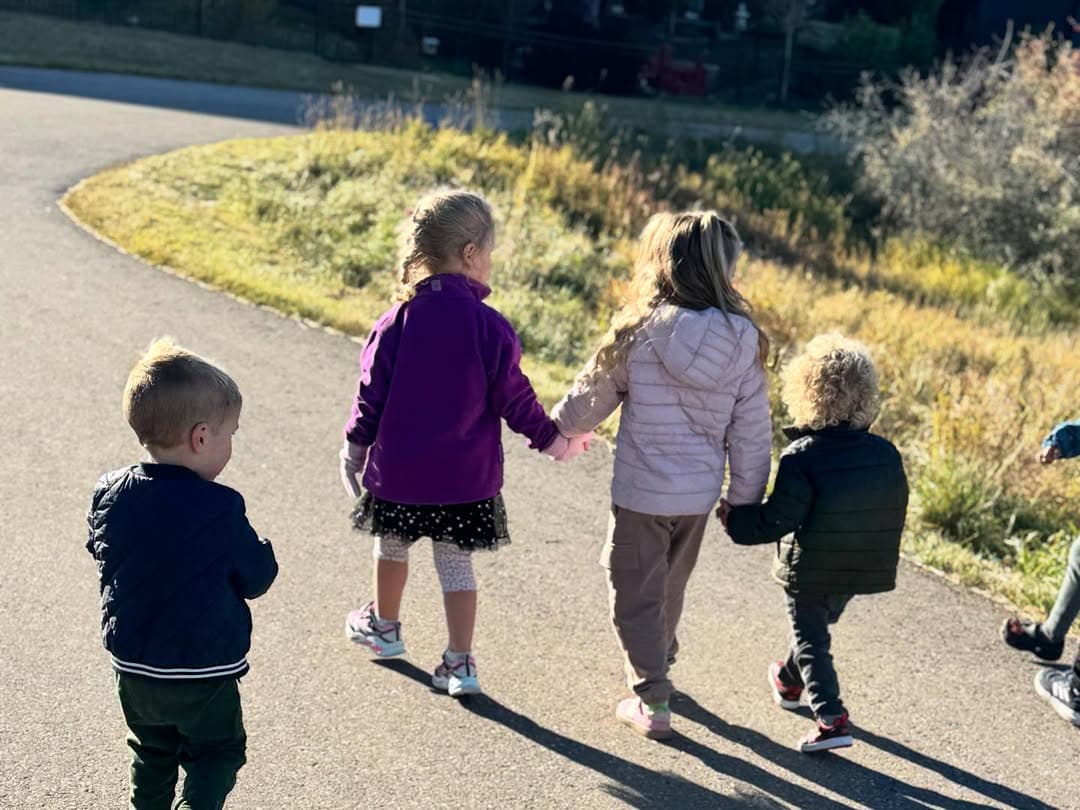 Children playing outdoors