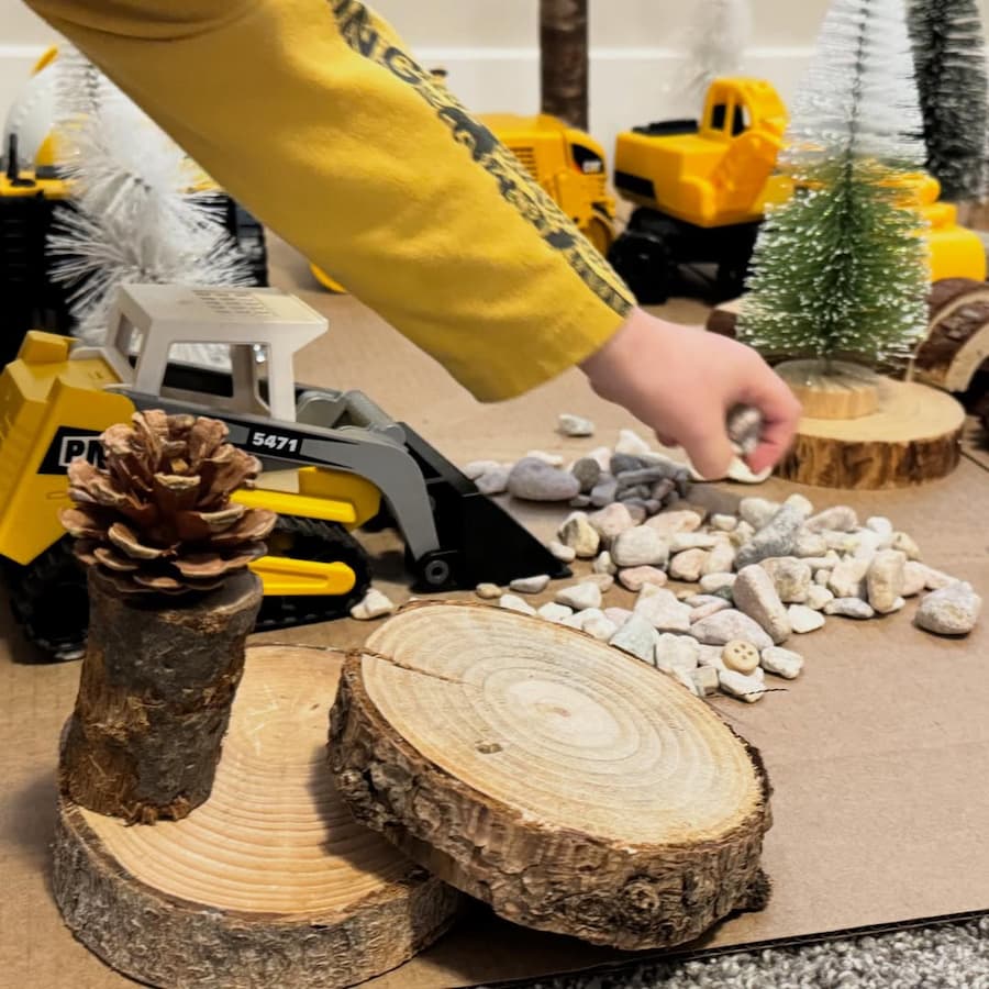 Craft table setup